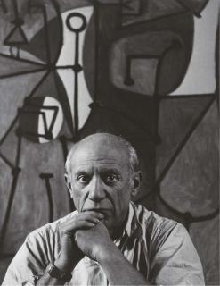 Herbert List - Picasso in front of La Cuisine