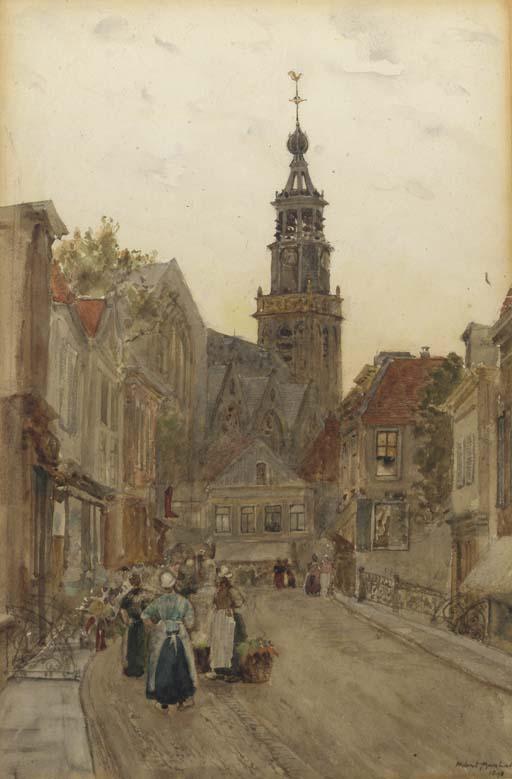 Herbert Menzies Marshall - A street in Rotterdam