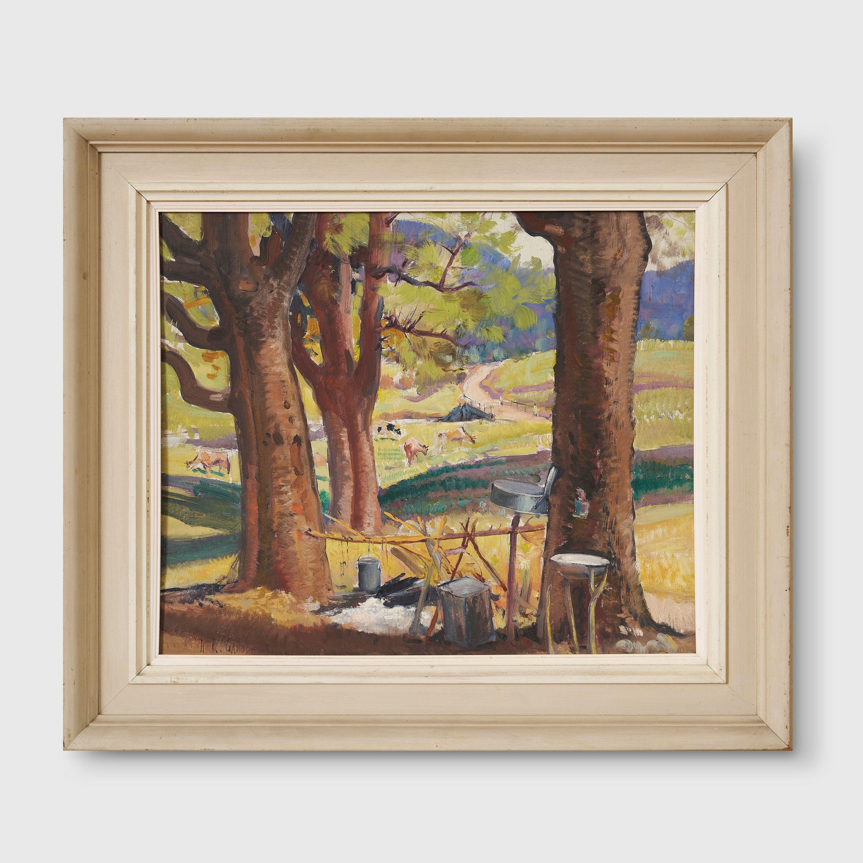 Herbert Reginald Gallop - The Artist\'s Campsite