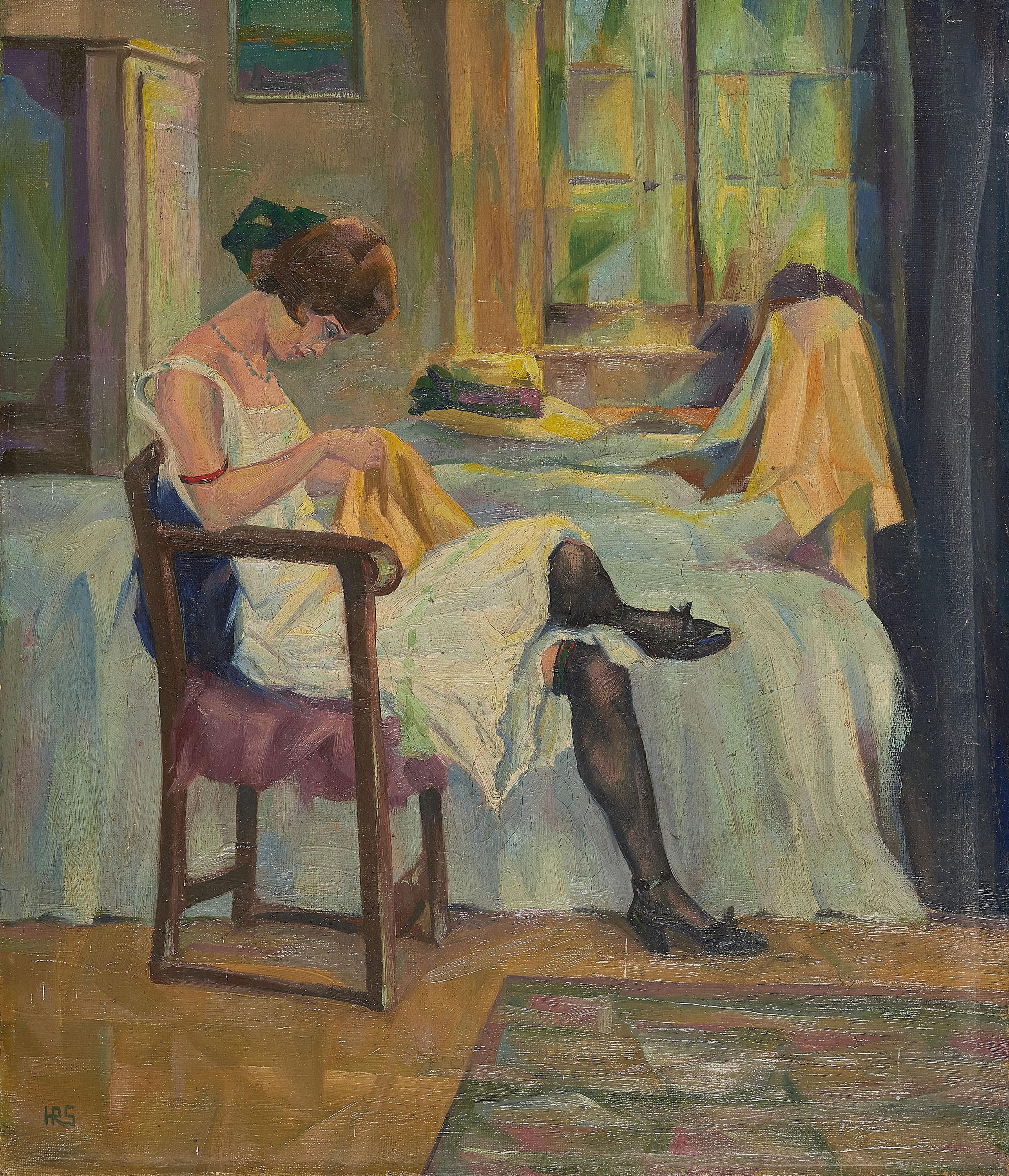 Herbert Rolf Schlegel - Frau am Fenster.