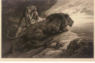 Herbert Thomas Dicksee - Pride Rock