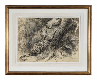 Herbert Thomas Dicksee - Two panthers