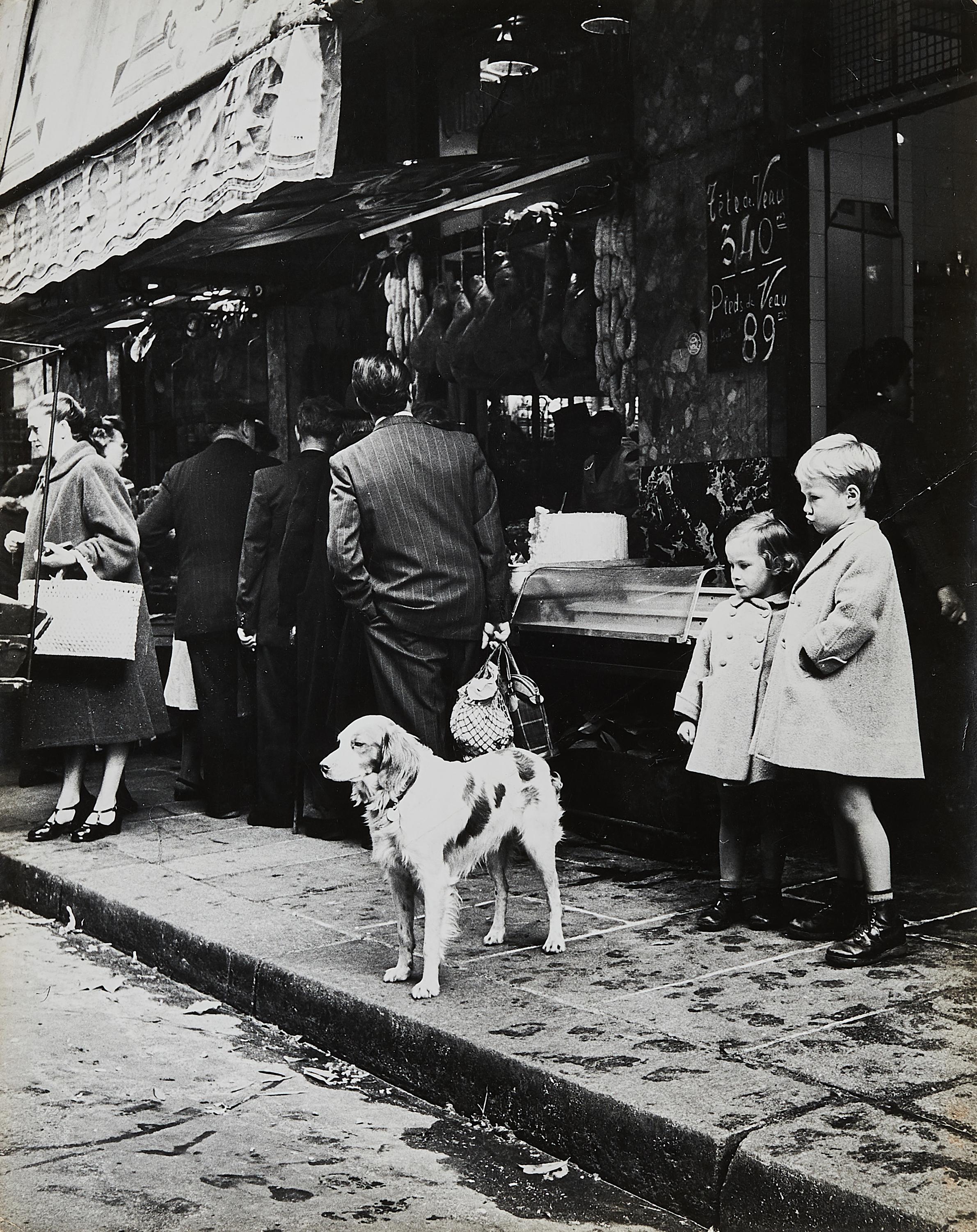 Herbert Tobias - Paris Scene, 1952. Rue de Brici