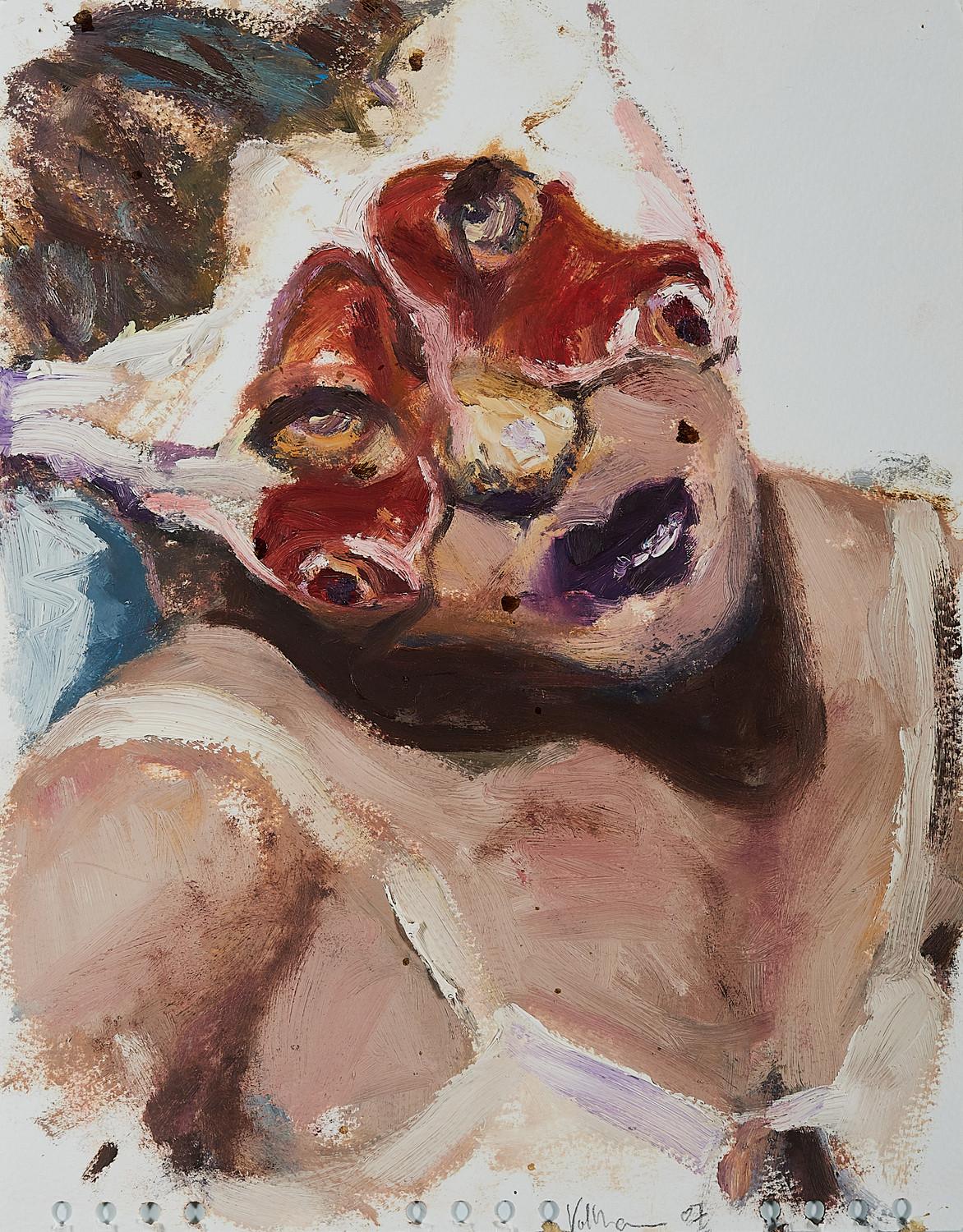 Herbert Volkmann - Ohne Titel (Frau mit Maske).