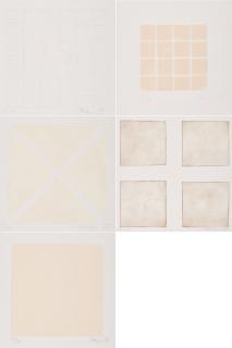 Herbert Zangs - Konvolut von 5 Druckgrafiken.