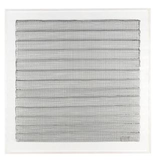 Herbert Zangs - o.T. (Drahtgitter-Faltung)