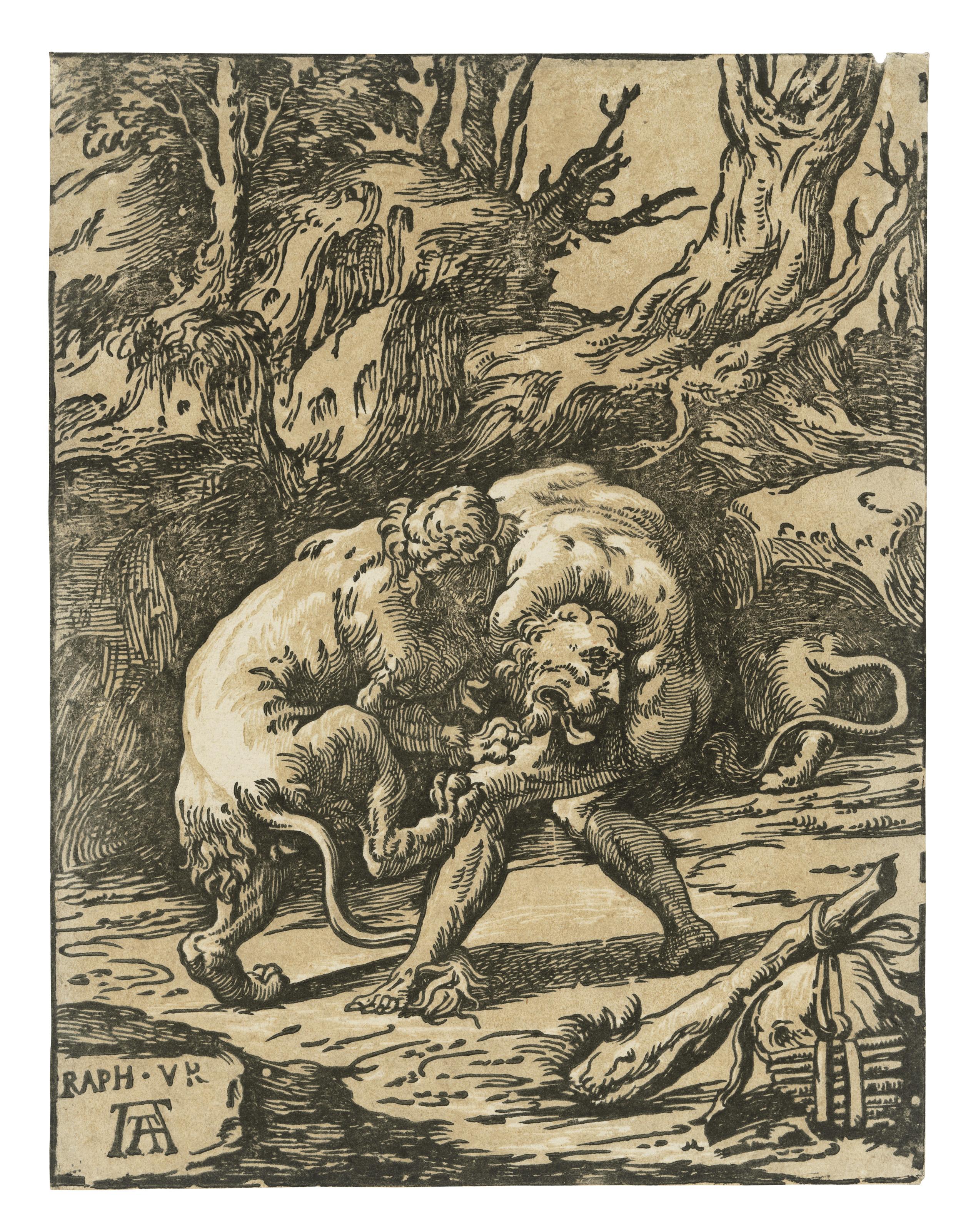 Hercules and the Nemean Lion