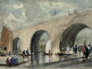 Hercules Brabazon Brabazon - A busy day on the river