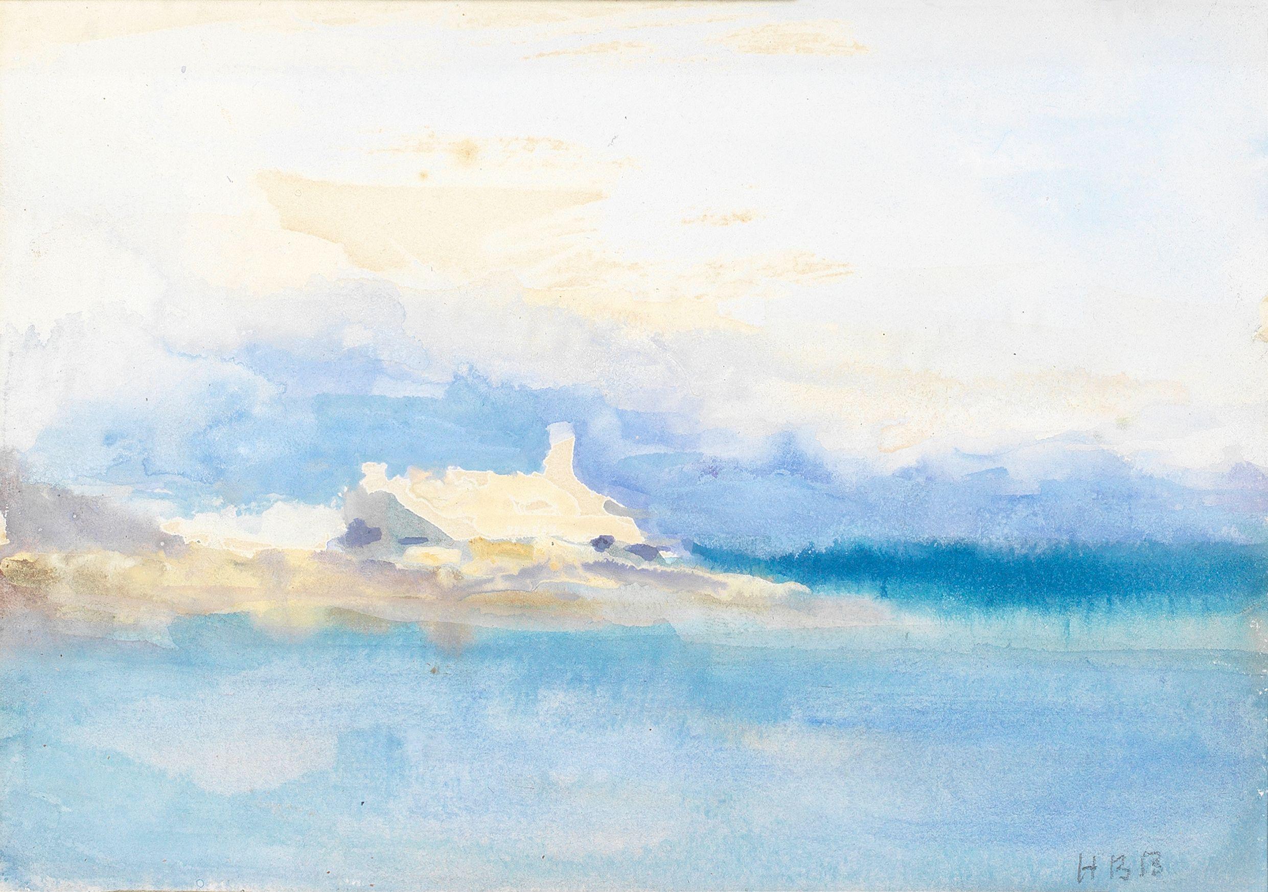 Hercules Brabazon Brabazon - A lake scene