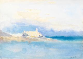 Hercules Brabazon Brabazon - A lake scene