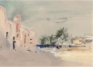 Hercules Brabazon Brabazon - Palm trees on the Egyptian coast