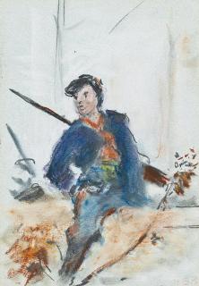Hercules Brabazon Brabazon - Study of a French soldier