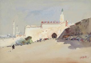 Hercules Brabazon Brabazon - The city walls, Casablanca