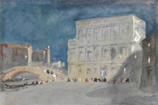 Hercules Brabazon Brabazon - Venice at twilight