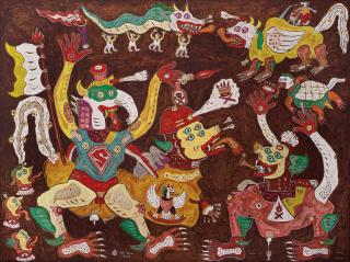 Heri Dono - KUDA BINAL (WILD HORSE)