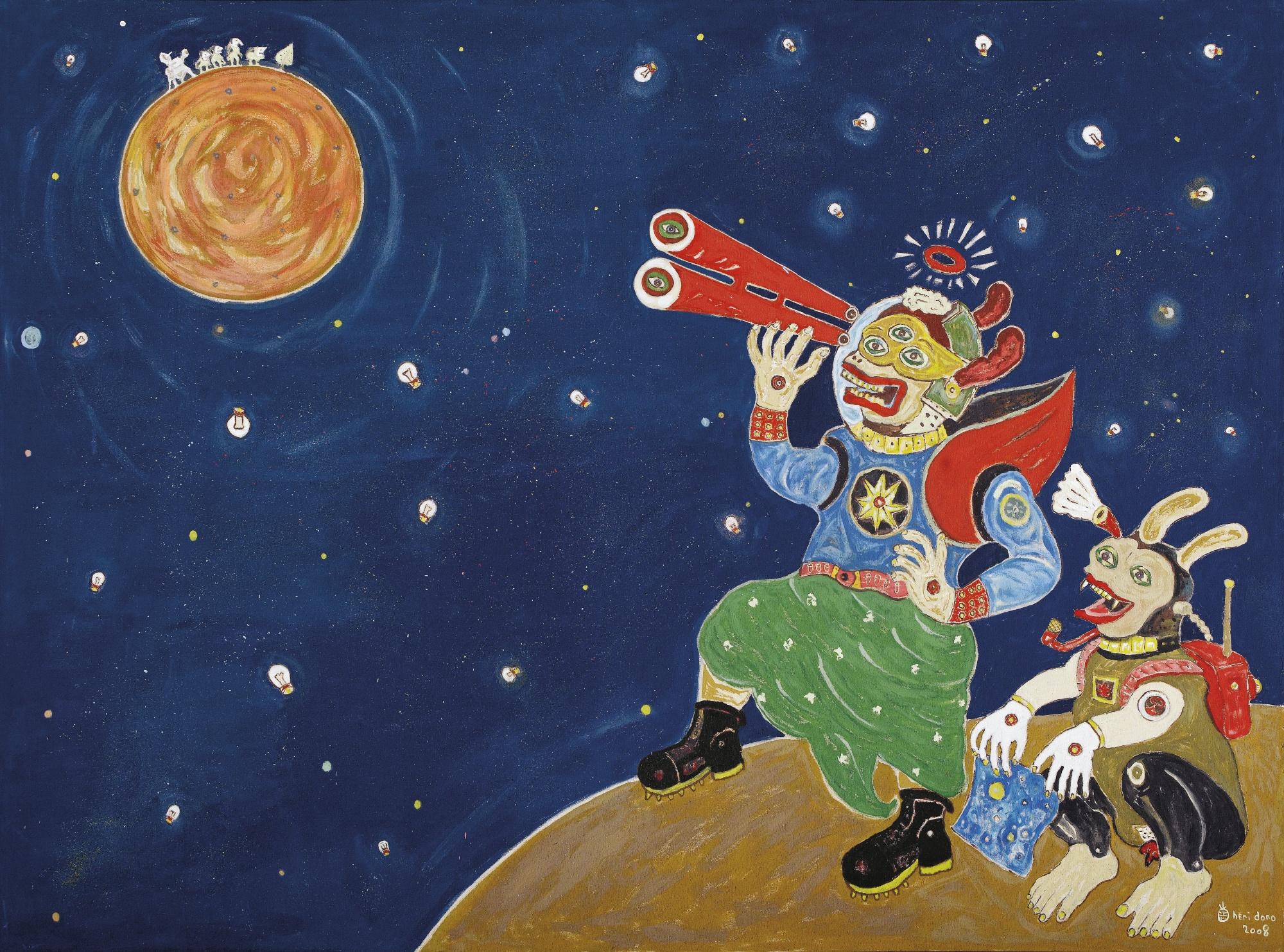 Heri Dono - Penemu Bulan (Moon Discoverer)