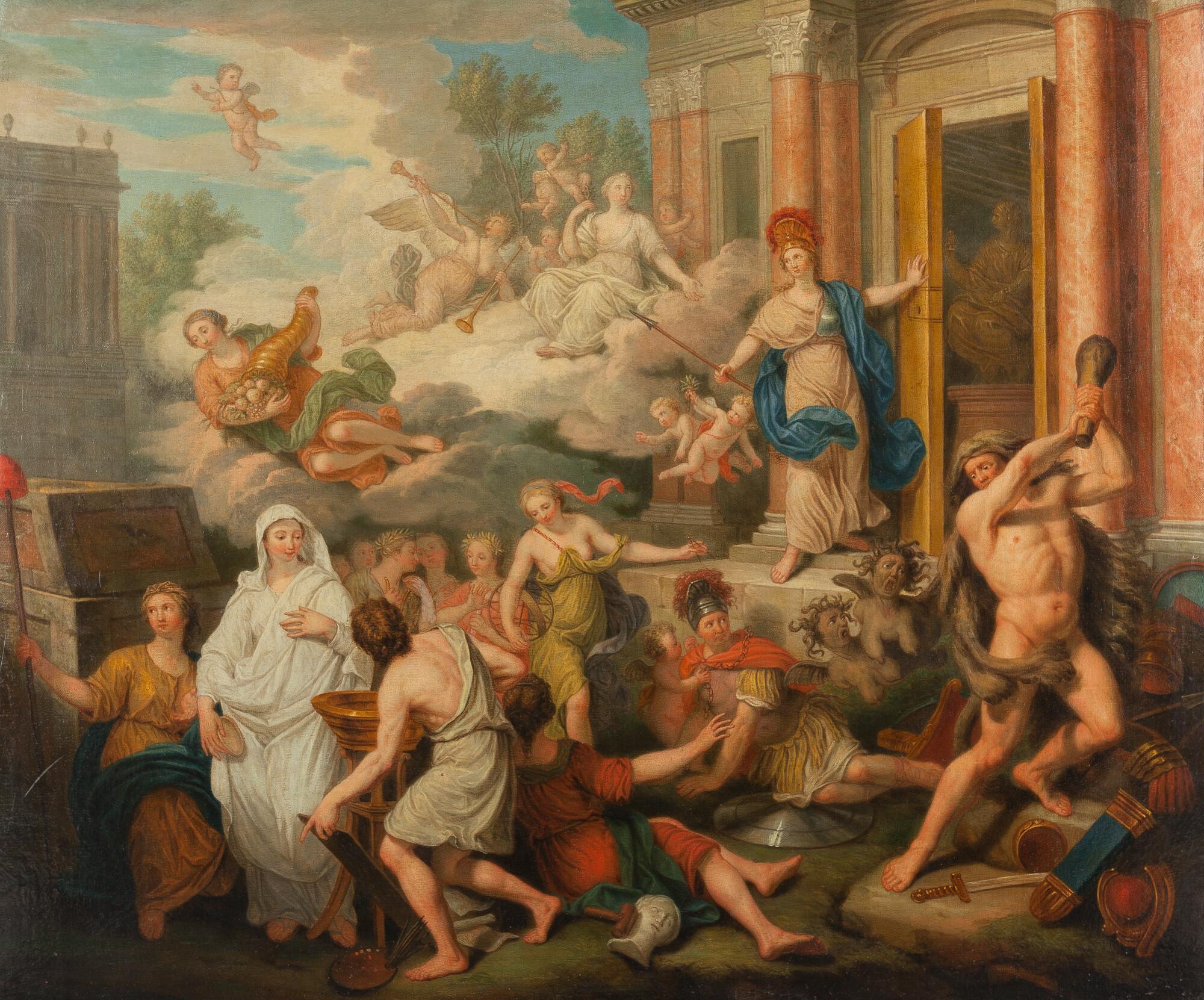 Herkules am Scheideweg zwischen Tugend und Laster