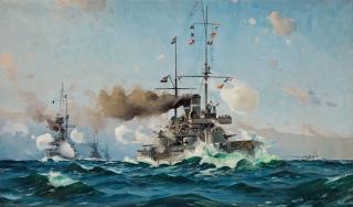 Herman af Sillén - Pansarbåtar av Äran-typ under stridsövning