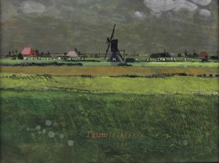 Herman Berserik - Tzum - Fries Landschap