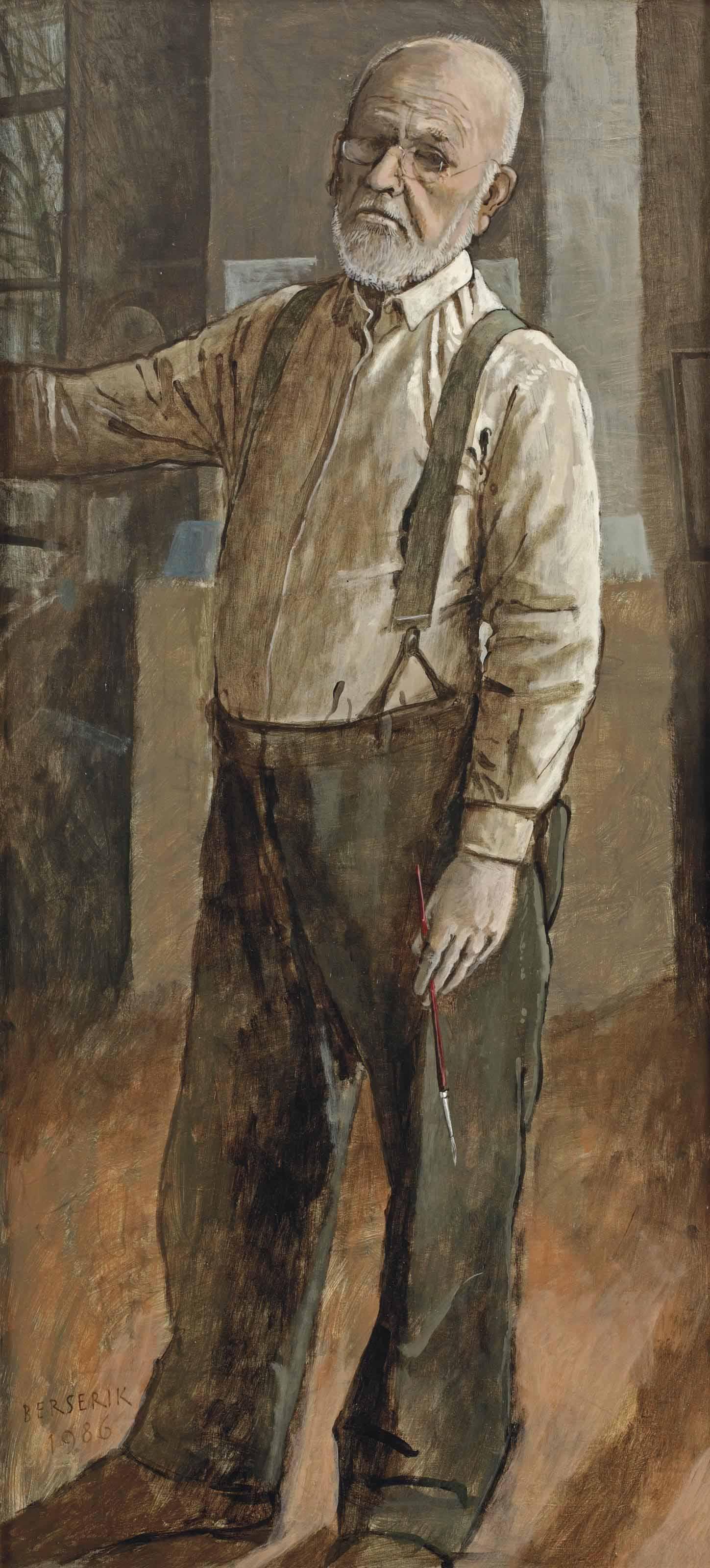 Herman Berserik - Zelfportret Staand