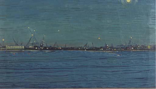 Herman Bieling - Maas Bij Nacht