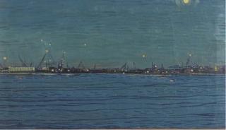 Herman Bieling - Maas Bij Nacht