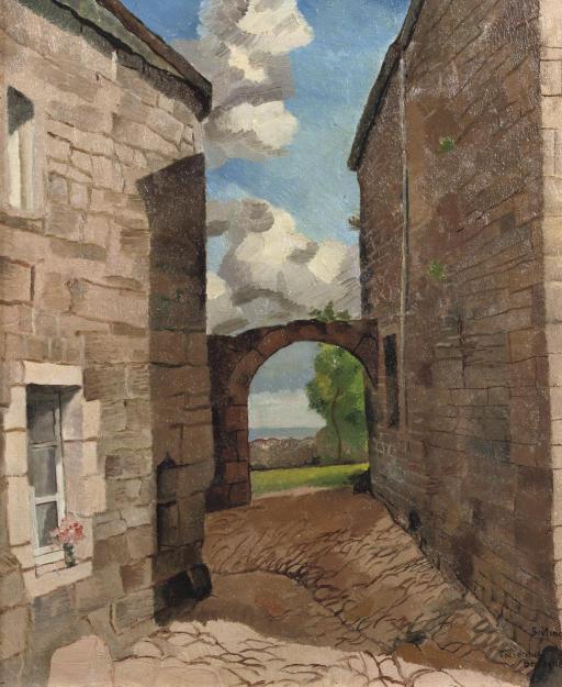 Herman Bieling - Place de Locronan, Bretagne