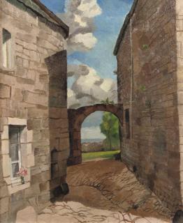 Herman Bieling - Place de Locronan, Bretagne