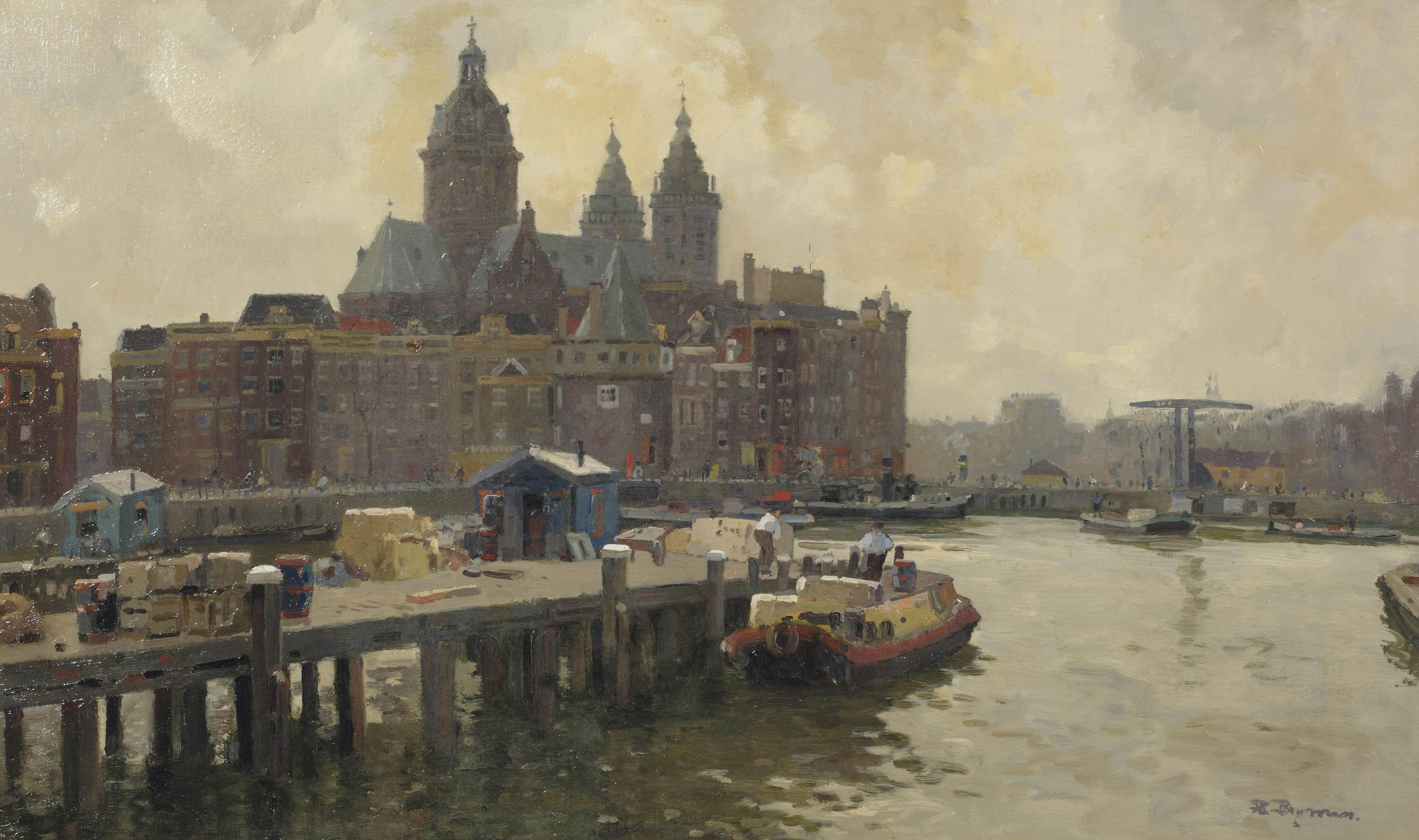 Herman Bogman - Activities near the Prins Hendrikkade, Amsterdam