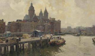 Herman Bogman - Activities near the Prins Hendrikkade, Amsterdam