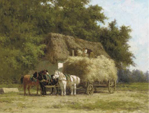 Herman Charles Christiaan Bogman - Loading the haywagon
