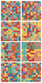 Herman De Vries - Random Structures: An Essay   Collages: V71-08E: Ia; V71-27: Ib; V71-11E: Ii; V71-12E:Iii; V71-13E: Iv; V71-17E: V; V71-16E: Vi; V71-26: Vii