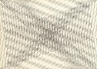 Herman de Vries - V 74 - 05 S (random line grid drawing)