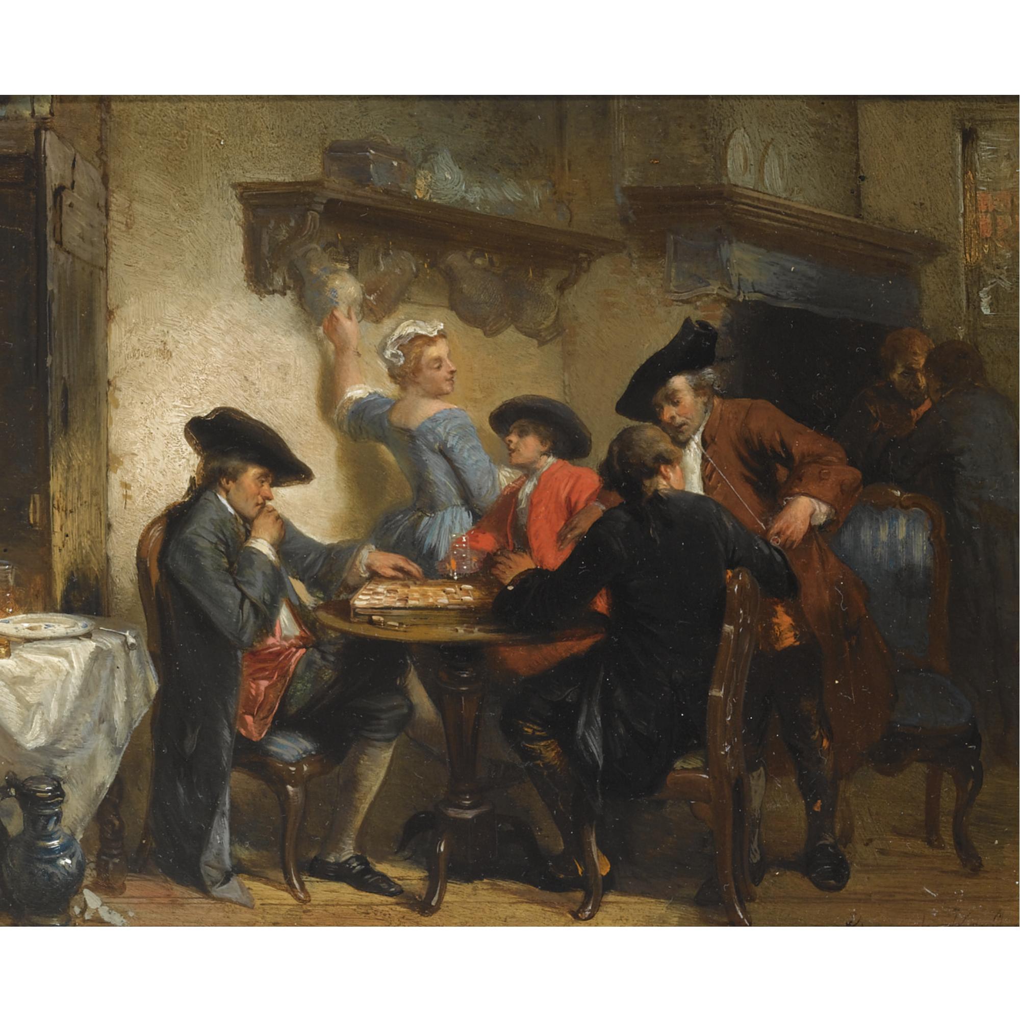 Herman Frederik Carel ten Kate - Figures In An Interior