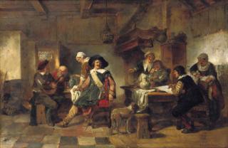 Herman Frederik Carel Ten Kate - In the tavern