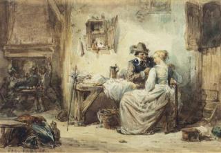 Herman Frederik Carel Ten Kate - Intimate at the inn