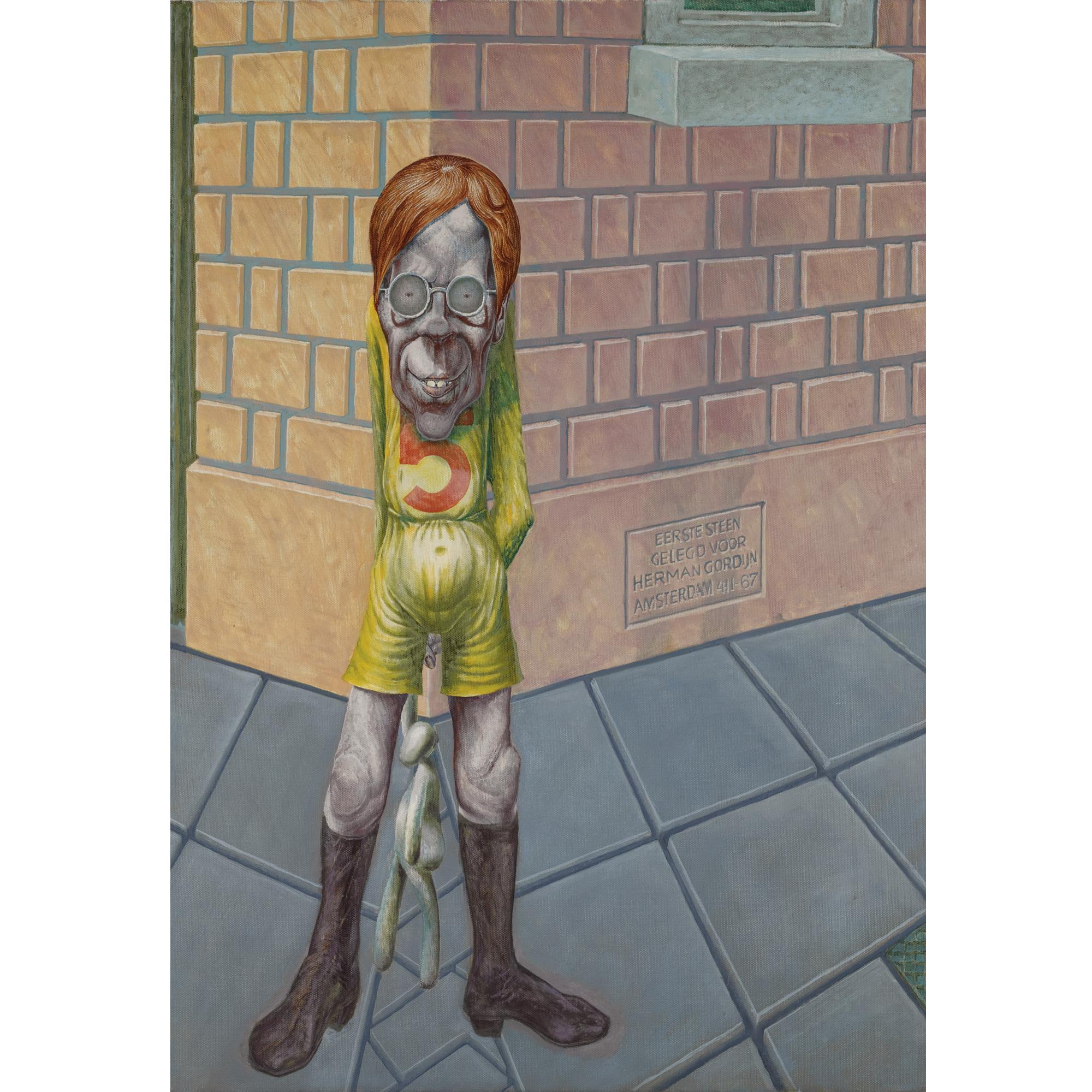 Herman Gordijn - Dutch Eerste Steen Gelegd Voor Herman Gordijn Amsterdam 411-67