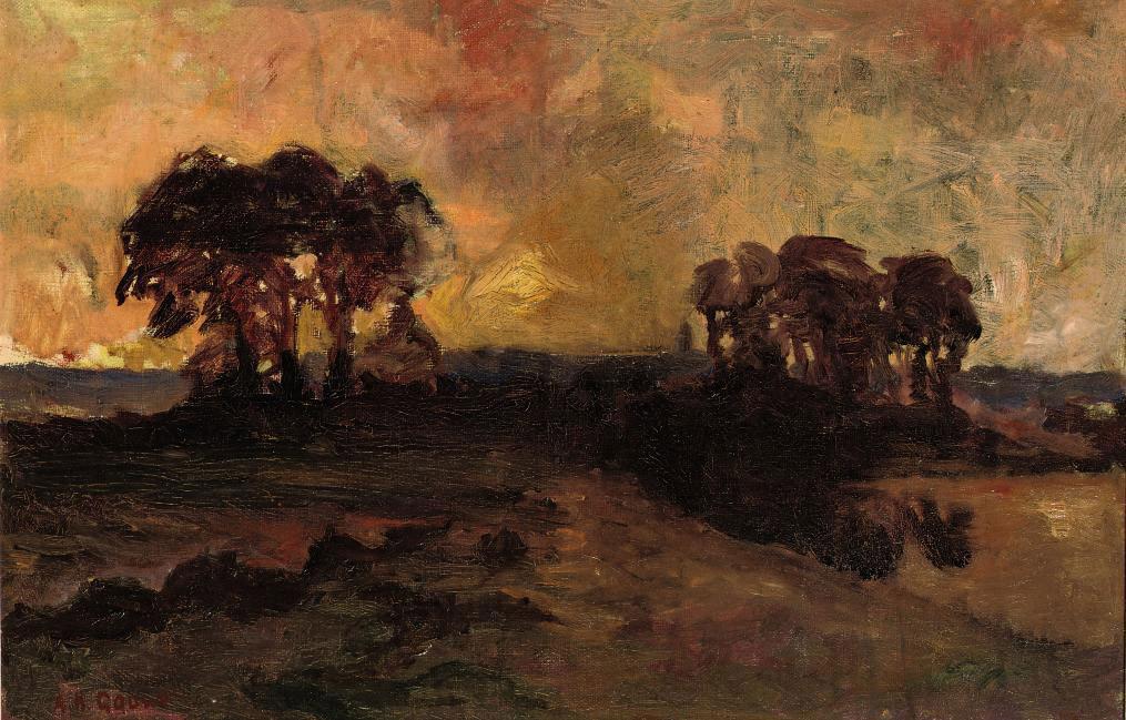 Herman Gouwe - A sunset