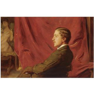 Herman Gustave Herkomer - Portrait Of An Artist