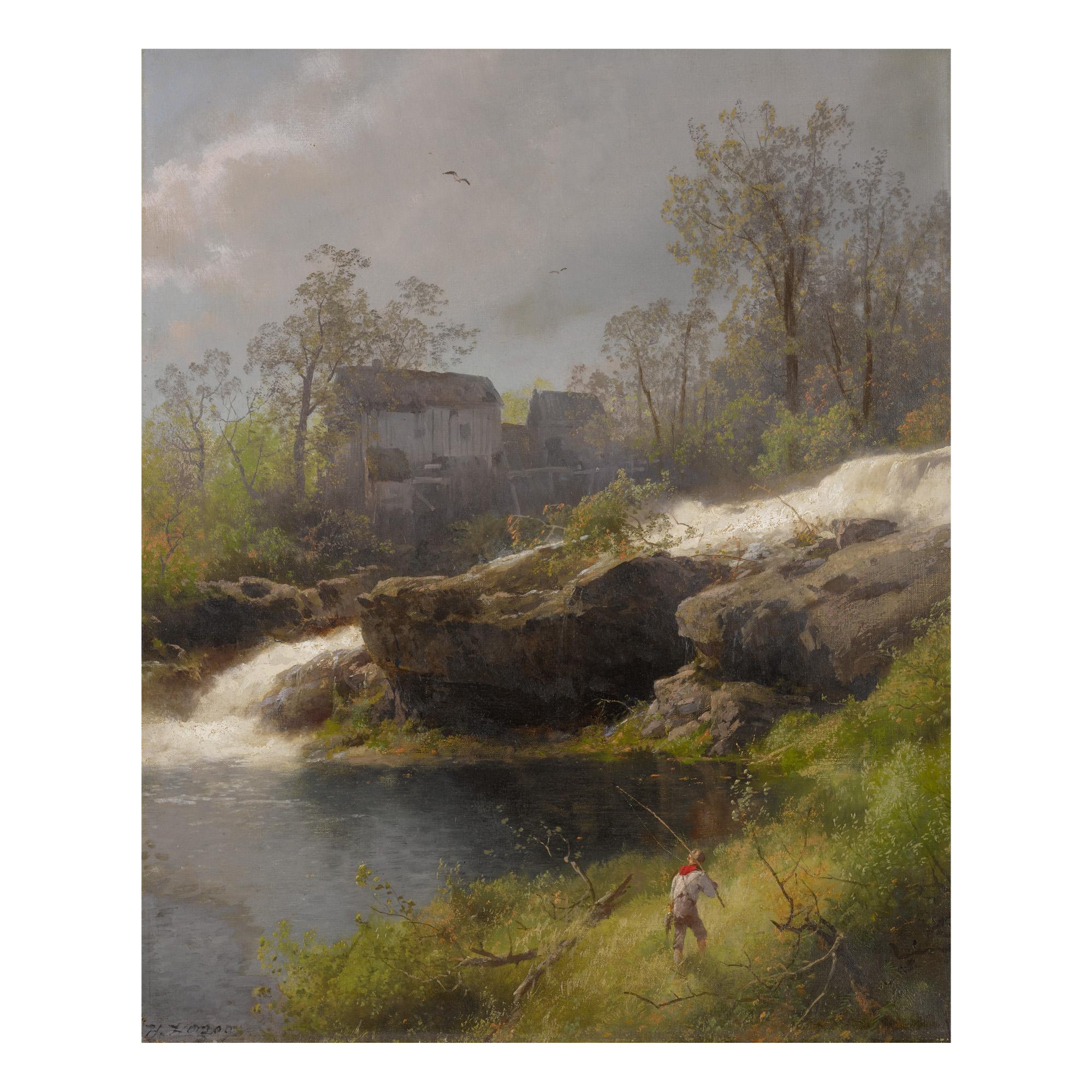 Herman Herzog - Scene On The Susquehanna Near Pequea