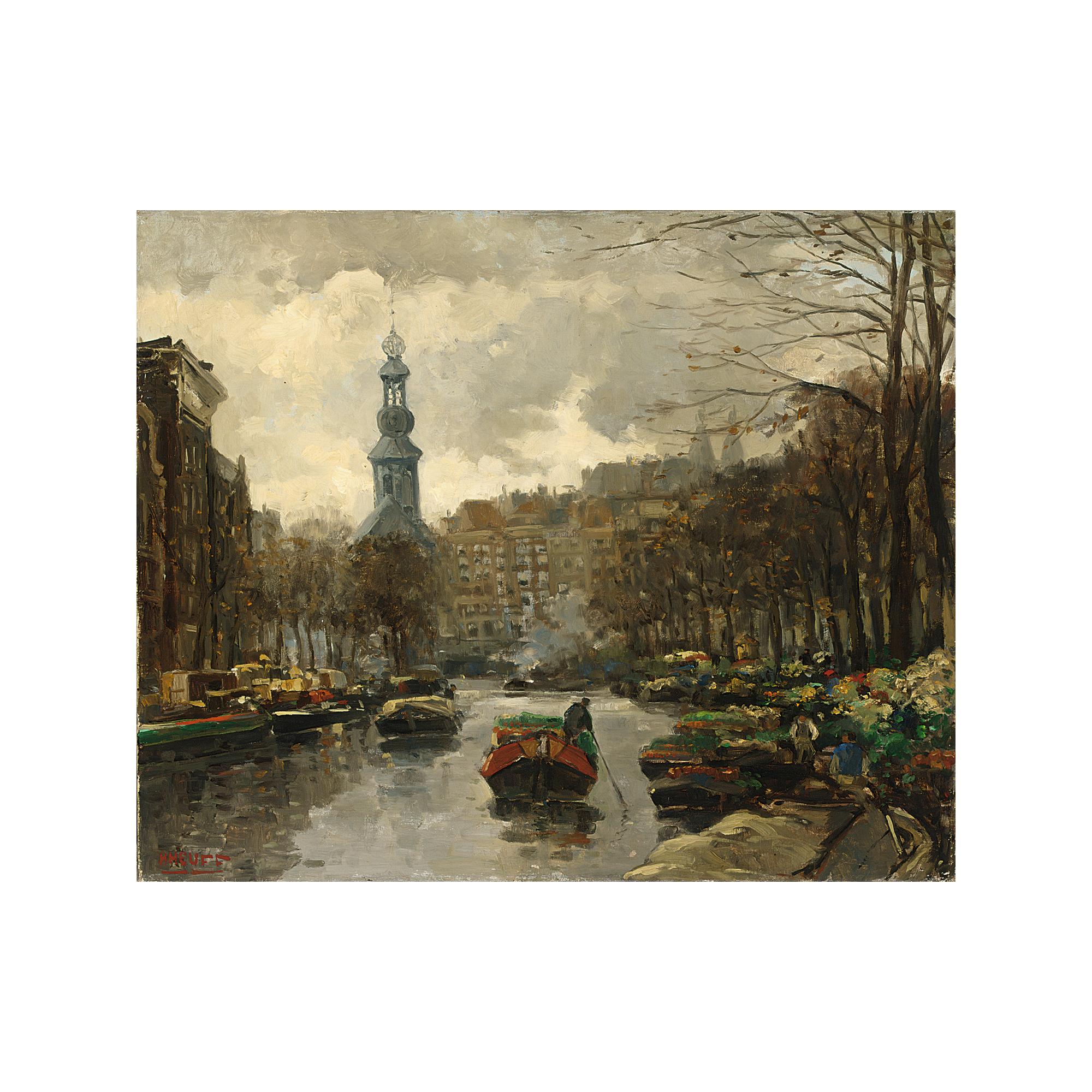 Herman Heuff - The Flowermarket, Amsterdam