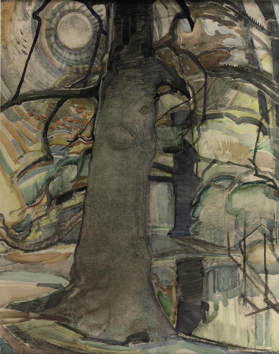 Herman Kruyder - A Birch Tree