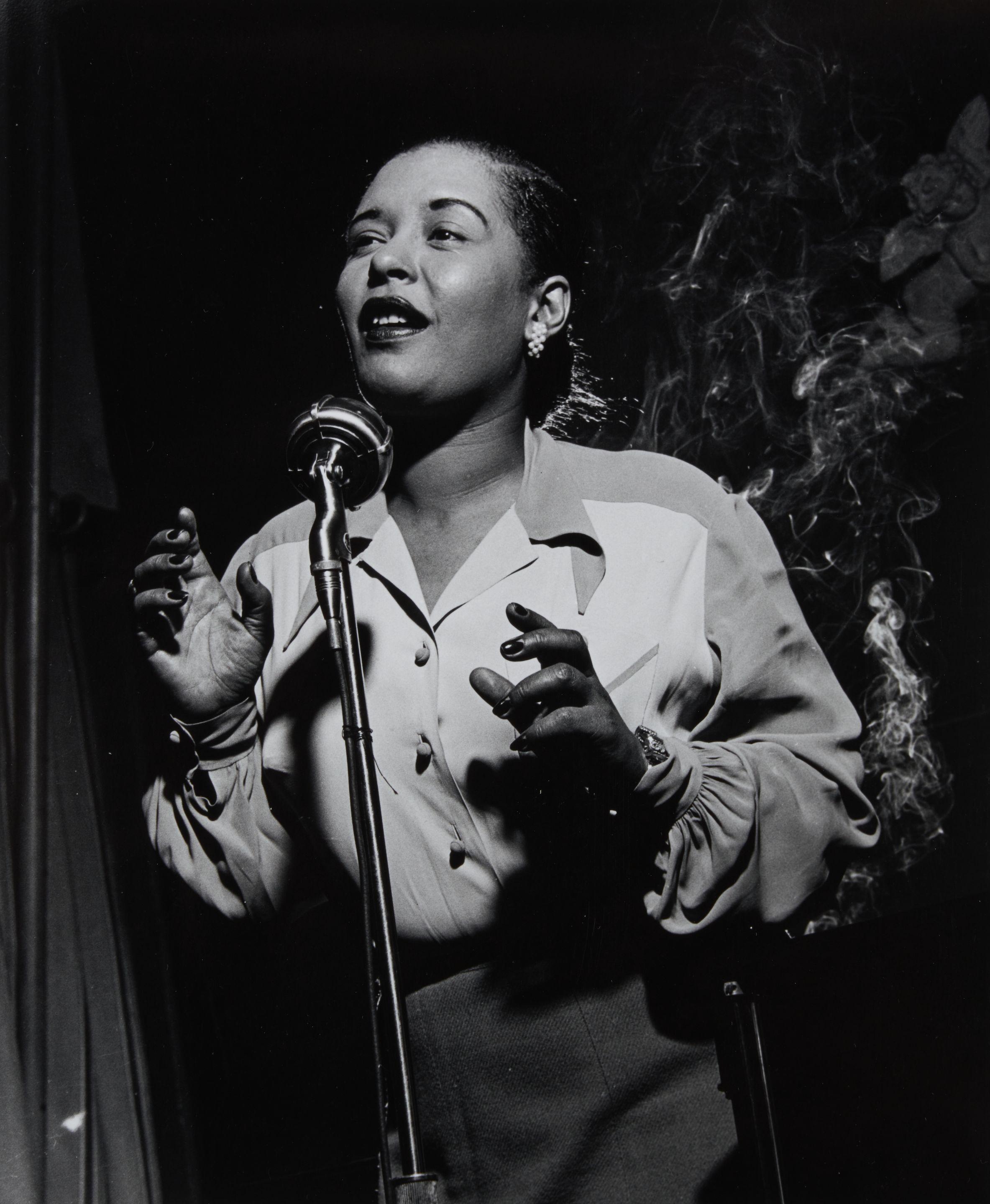 Herman Leonard - Billy Holiday, NYC