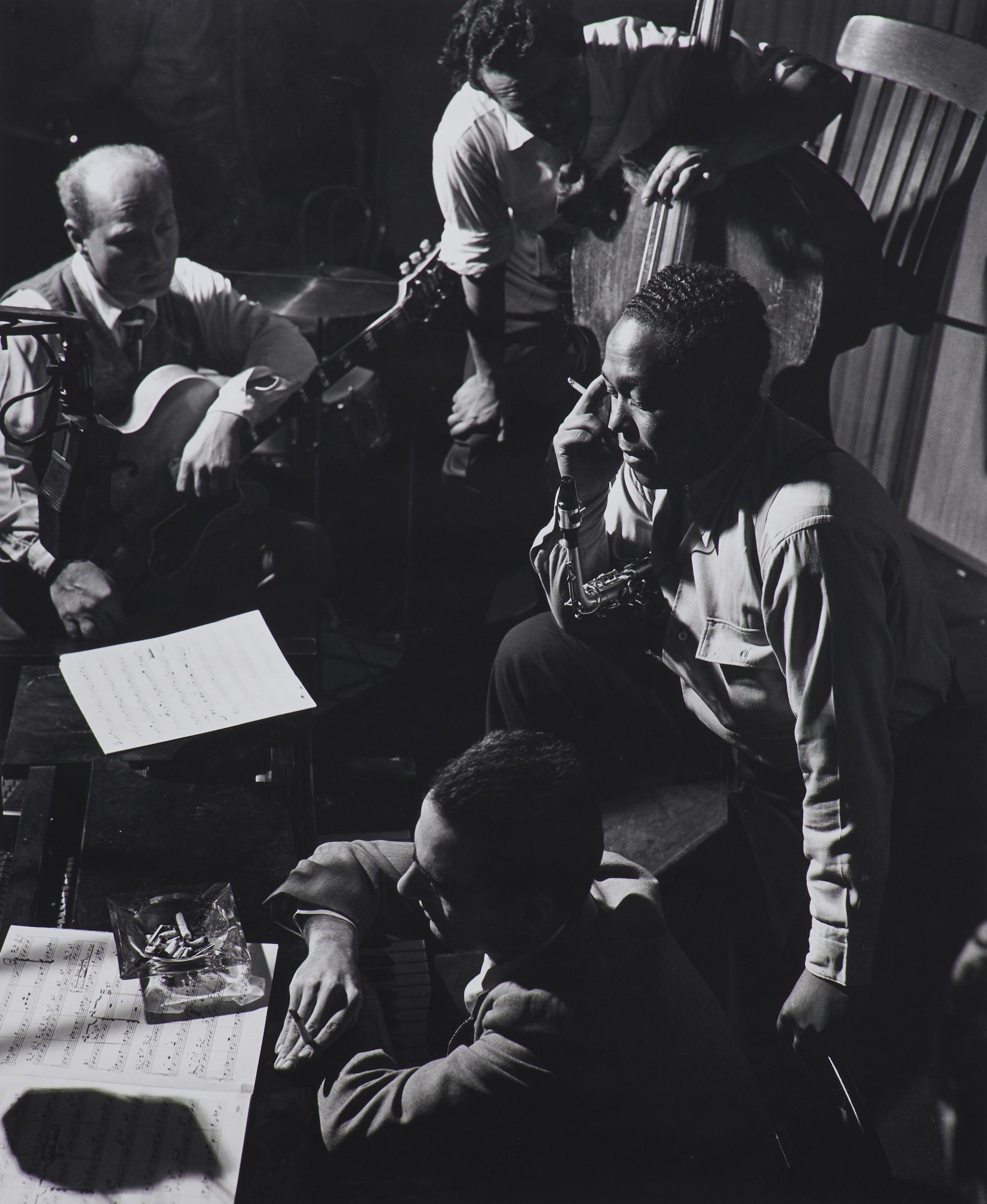 Herman Leonard - Charlie Parker, Metronome All-Stars, NYC