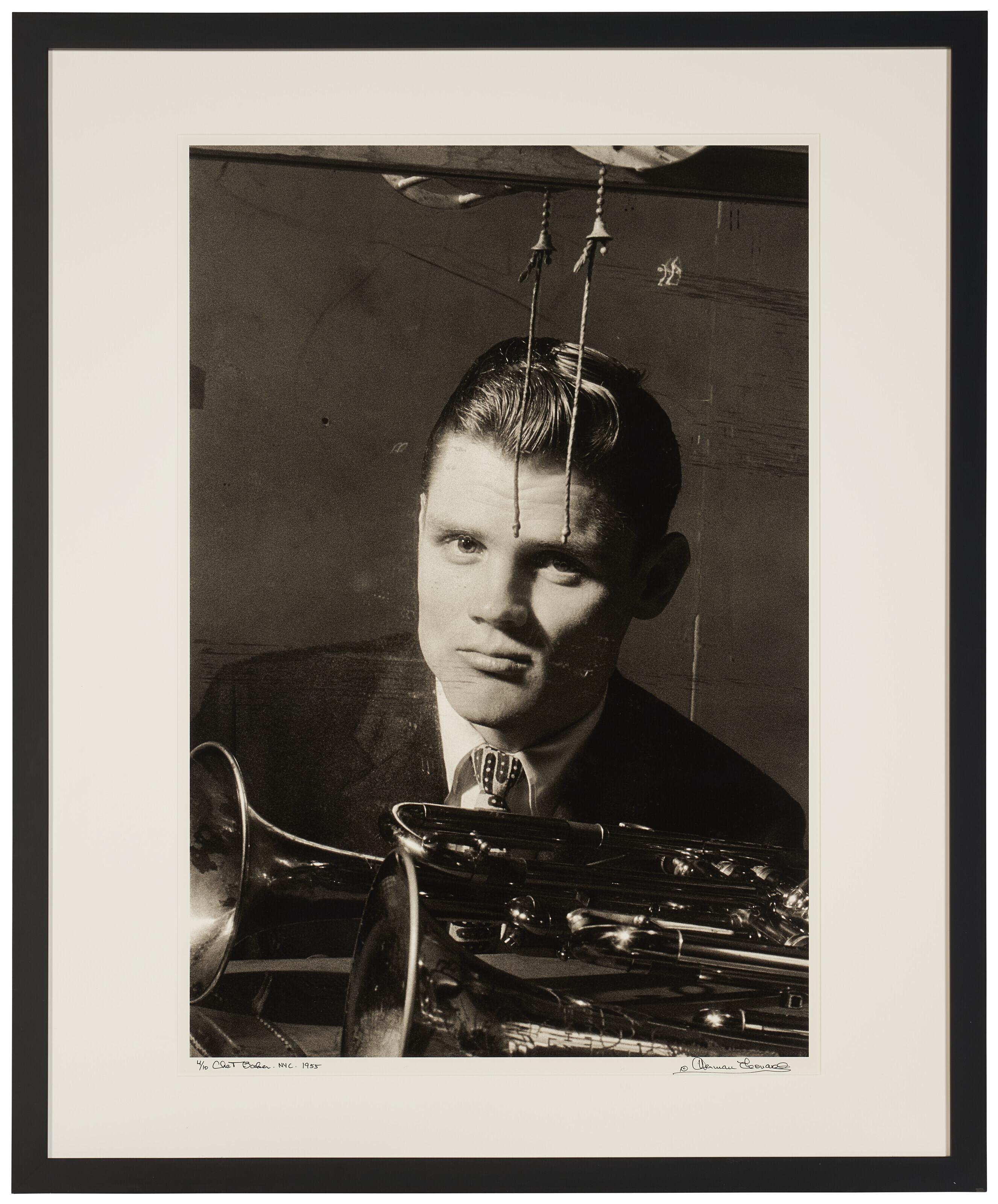 Herman Leonard - Chet Baker, NYC, 1955