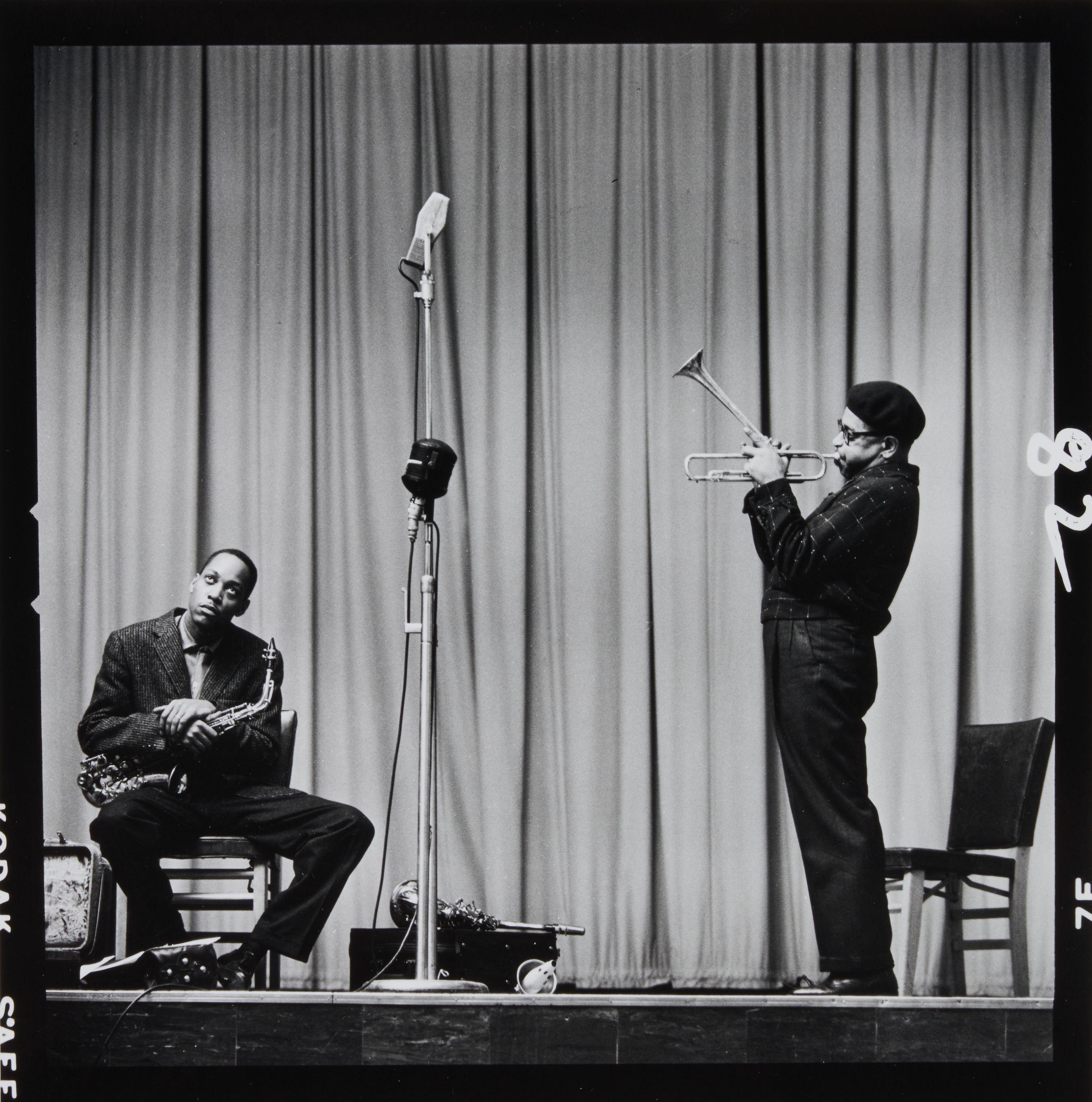 Herman Leonard - Sonny Stitt and Dizzy Gillespie, NYC