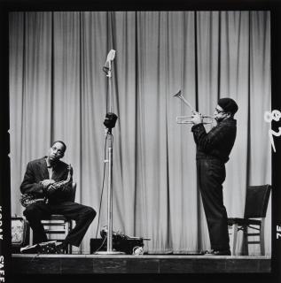 Herman Leonard - Sonny Stitt and Dizzy Gillespie, NYC