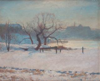 Herman Lindqvist - Winter at Waldemarsudde, Djurgården