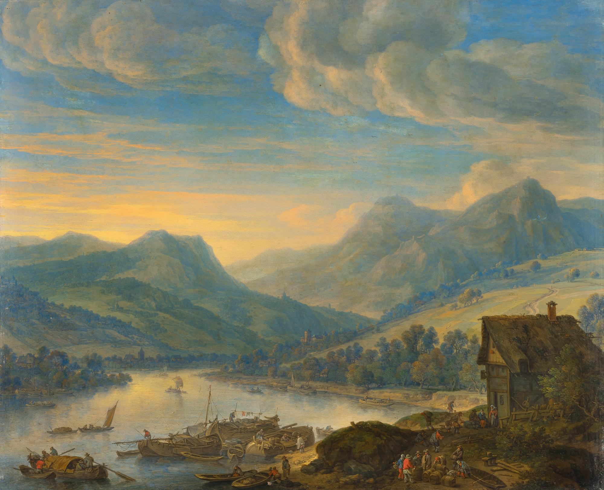 Herman Saftleven - „Bij De Seven Bergen“ (Im Siebengebirge)