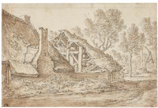 Herman Saftleven - Cottage In A Rural Landscape